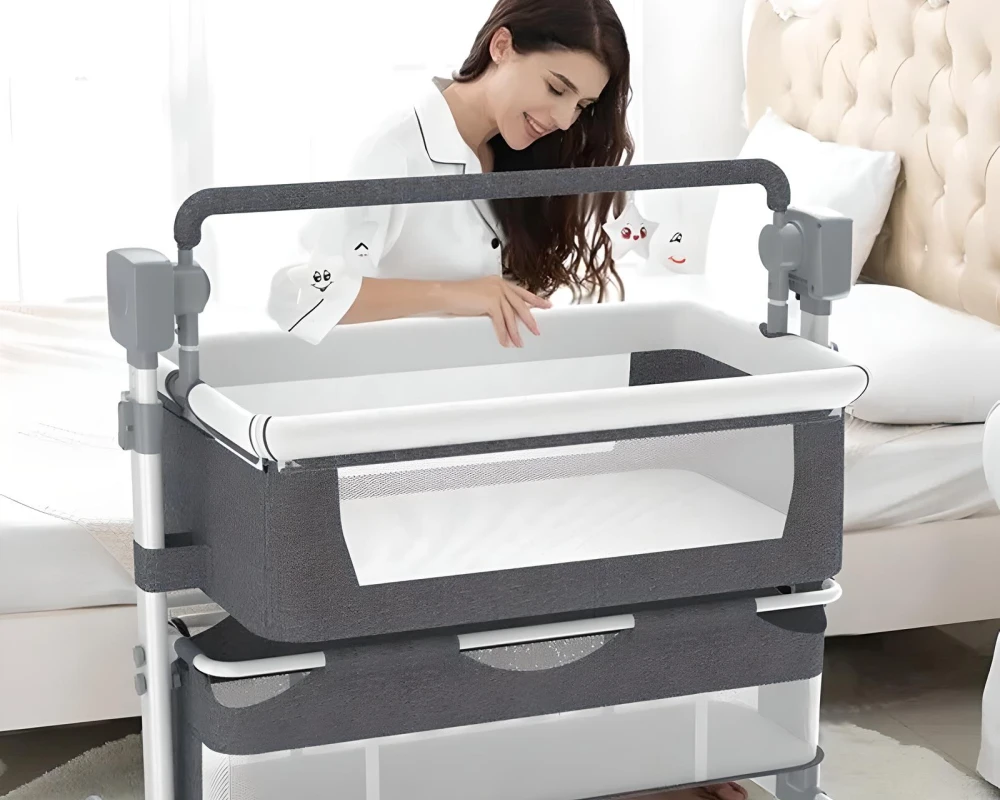 bedside rocking bassinet